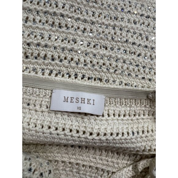 Meshki Arwen Embellished Knit Top in Buttercream - Picture 5 of 5